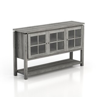 Furniture of America  Wilbur Contemporary Buffet Table (Grey)