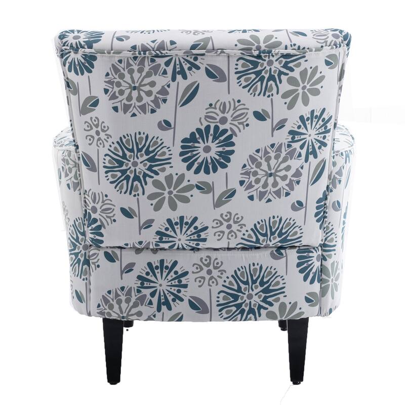 GEITIN Modern Accent Sofa Arm Chair with Wood Legs