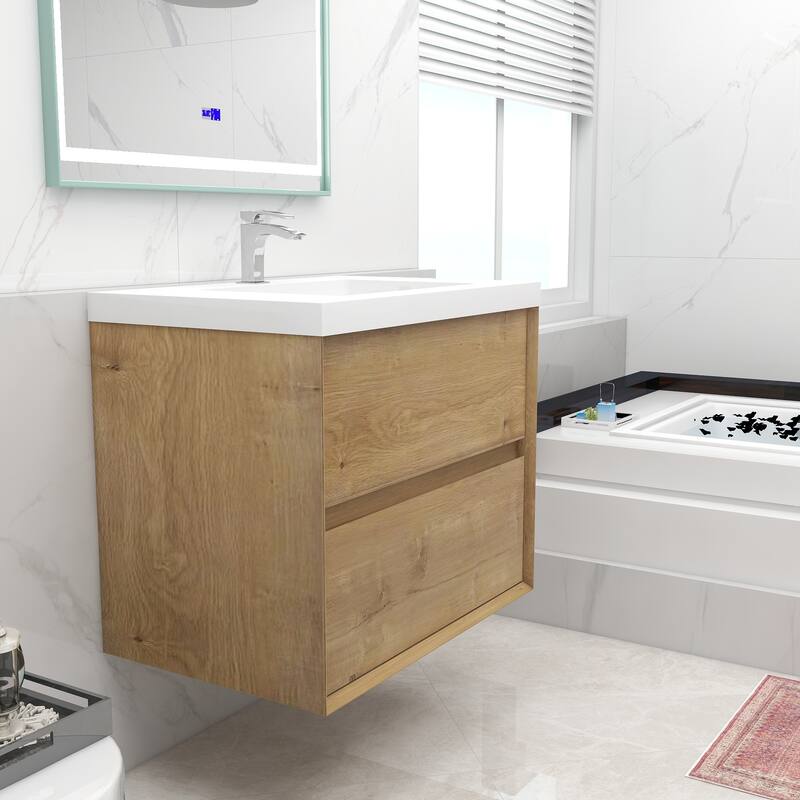 Selina 30" Wall Mounted Vanity with Single Sink - 30