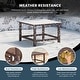 preview thumbnail 7 of 11, Laguna Outdoor Poly Adirondack 31" Square Coffee Table