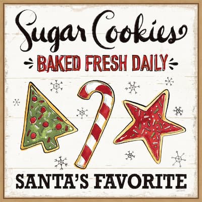 Christmas Treats II by Anne Tavoletti Framed Canvas Wall Art