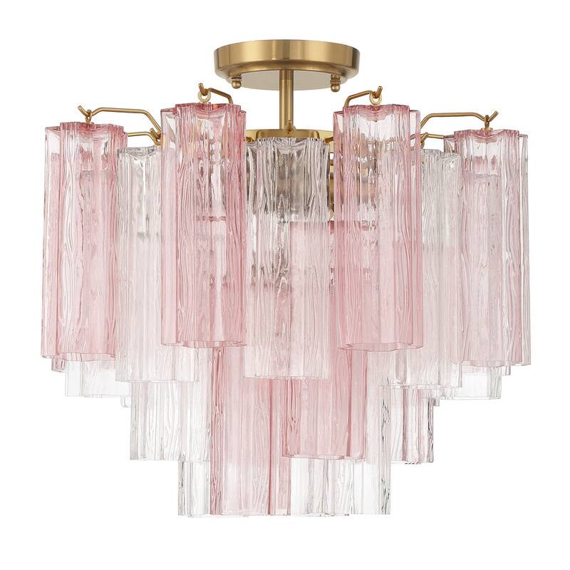 Crystorama Lighting Group ADD-300-SP_CEILING Addis 4 Light 18" Wide