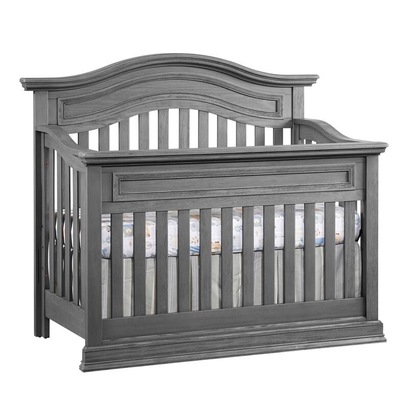 Oxford Baby Glenbrook 4 in 1 Convertible Crib - Graphite Gray - Graphite Gray