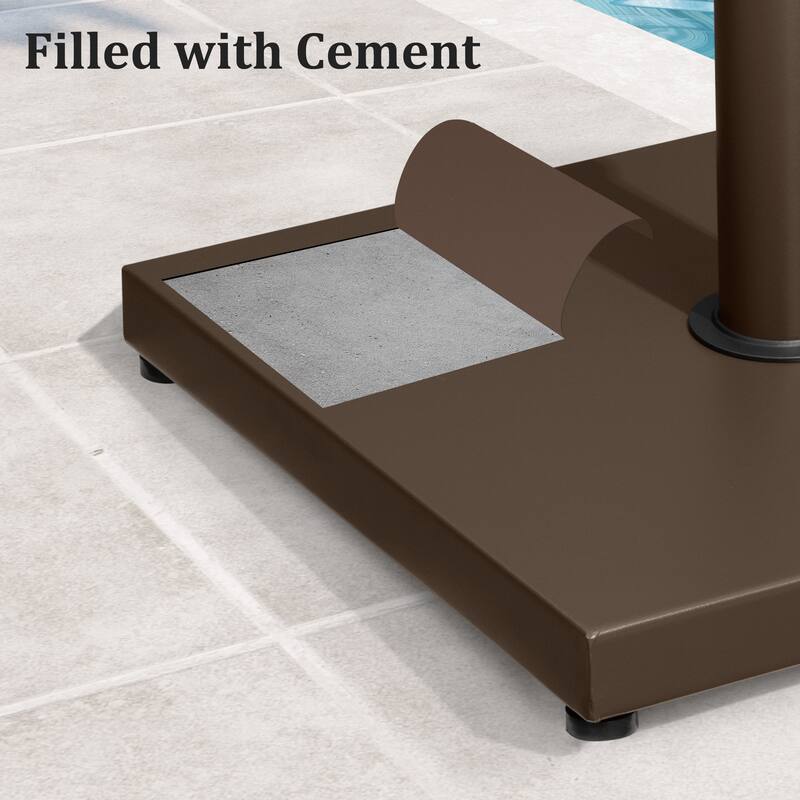 Pellebant Patio Market Umbrella Base Stand Outdoor