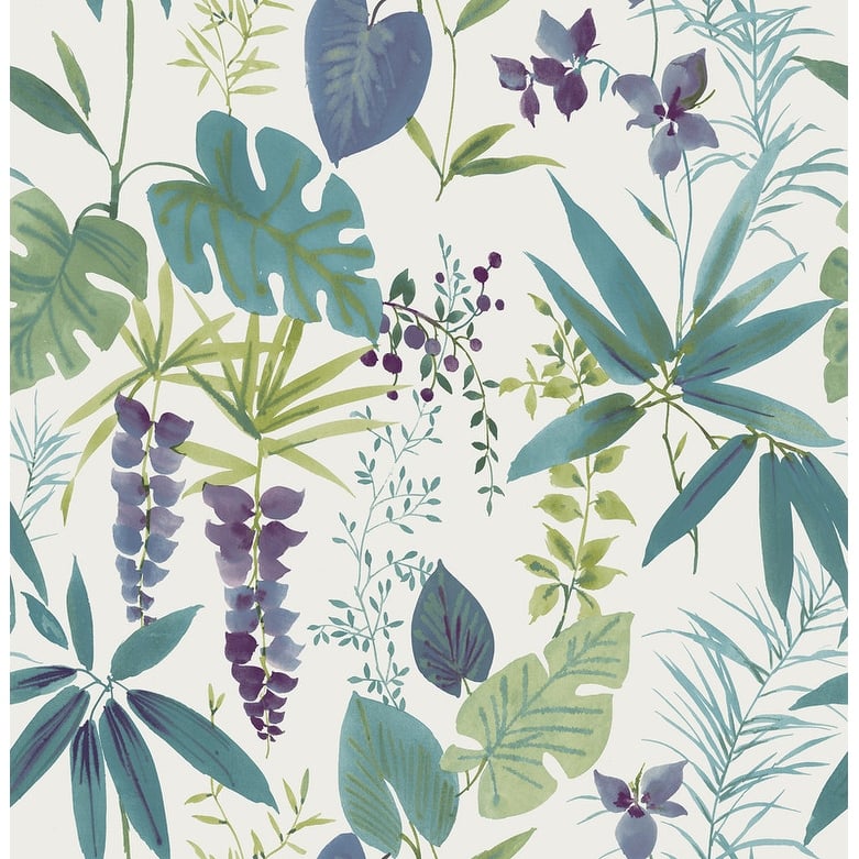 NuWallpaper Teal Maldives Peel & Stick Wallpaper