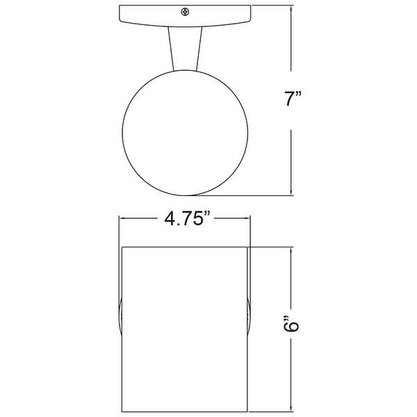 Access Lighting Poseidon - 1-Light Wet Location Wallwasher - Satin Finish - Incandescent - PAR-30