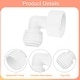 preview thumbnail 4 of 4, Pack of 10 Elbow & Straight 3/8" Female to 3/8" Tube OD Quick Tube Connector - 10 Pcs - 3/8" NPT