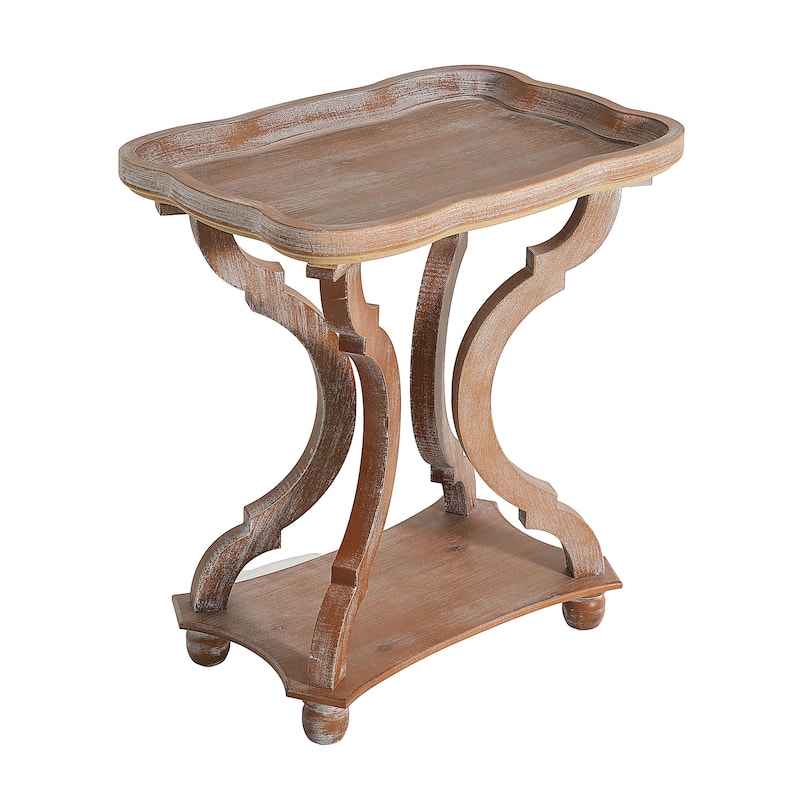 Ouray French Country Accent Table with Rectangular Top by Christopher Knight Home