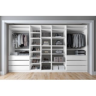 132" Custom Closet System Reach-in
