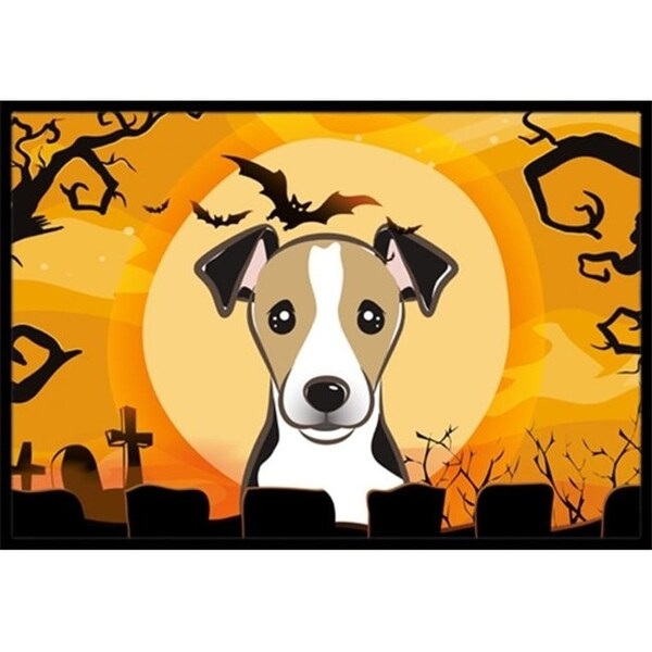 Carolines Treasures BB1819MAT Halloween Jack Russell Terrier Indoor & Outdoor Mat 18 x 27 in.