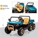 preview thumbnail 30 of 40, 24v Ride On Dump Truck Utv for Kids to Drive, 2 Seater Kids Utv Ride On Truck w/Parent Remote Control