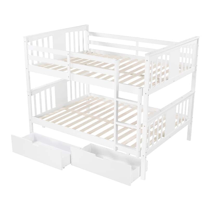 Bunk Bed with Drawers and Ladder