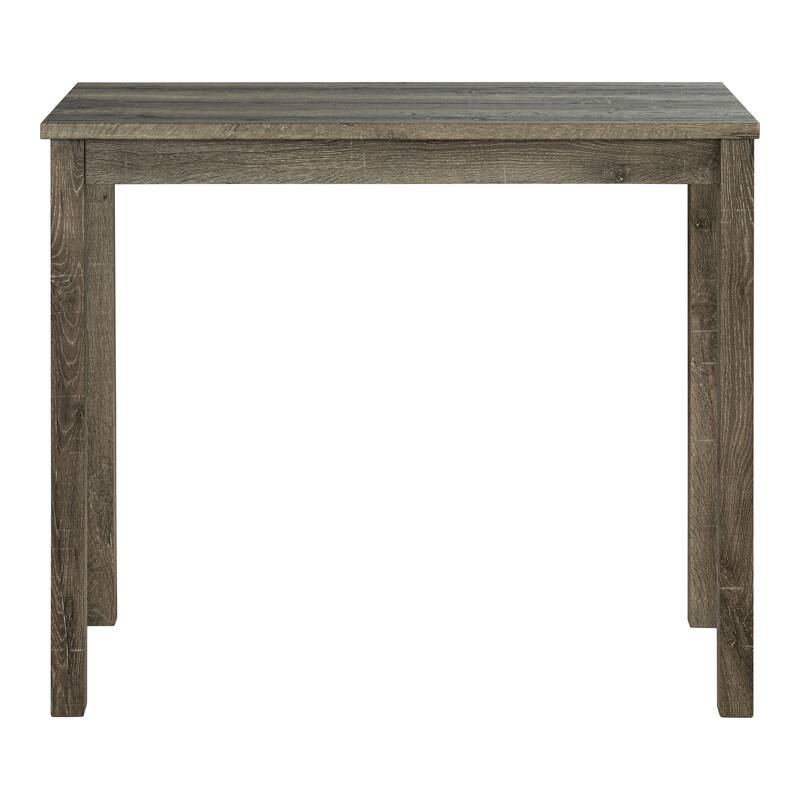 DH BASIC 3-Piece Brown Counter Height Dining Set by Denhour