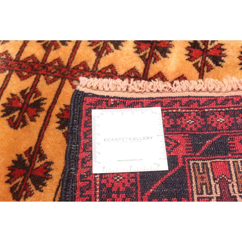 ECARPETGALLERY Hand-knotted Teimani Light Brown Wool Rug - 3'2 x 4'11