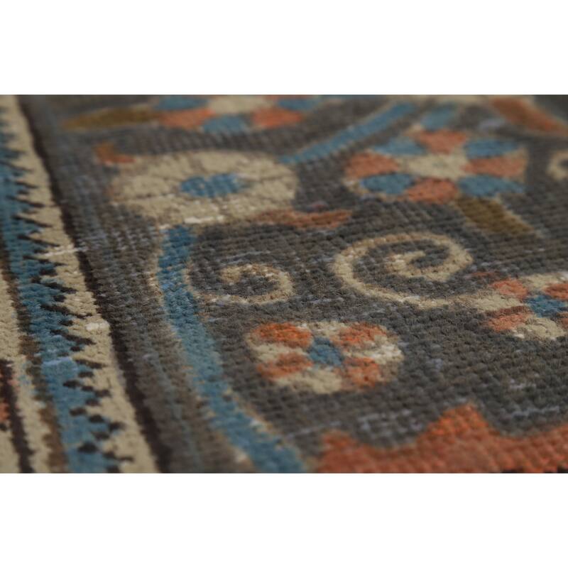 Tabriz Persian Vintage Area Rug Handmade Wool Carpet - 8'5" x 11'0"