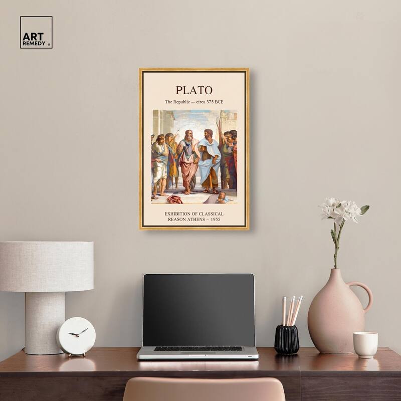 World of Plato's Republic Canvas by Art Remedy