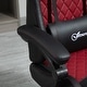 preview thumbnail 18 of 25, Vinsetto Gaming Chair Racing Style Office Ergonomic Chair Adjustable Height Swivel Recliner High Back PC Computer Desk Chair