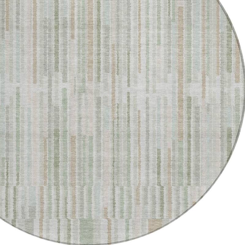 HomeRoots Striped Transitional Rectangle Outdoor Rug