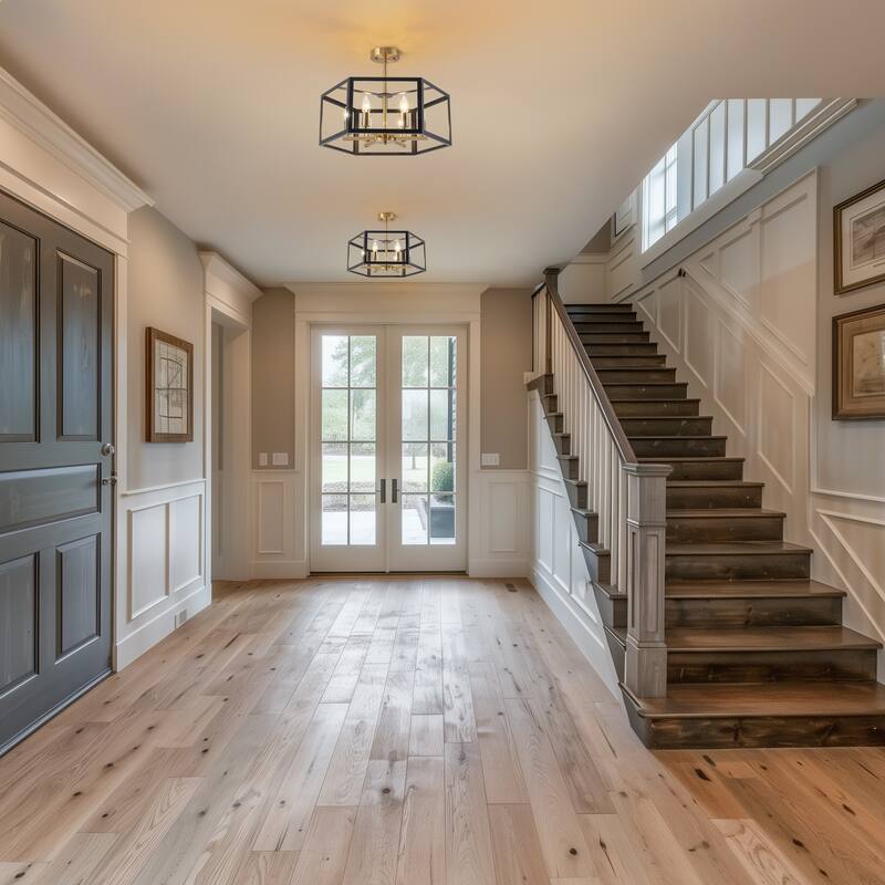 Starsky 6-light 19in Geometric Industrial Ceiling Light Unique Round Semi Flush Mount