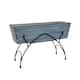 Option Nantucket Blue, Black Powdercoat Finish