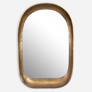 Uttermost Bradano Brass Arch Mirror - 23.75"W x 35.5"H x 4"D