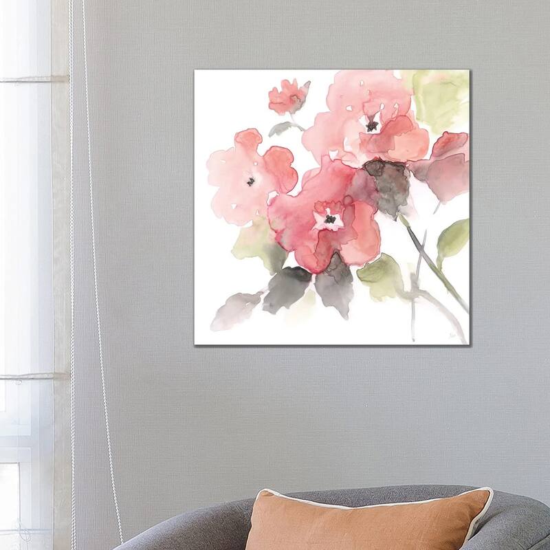 iCanvas "Coral Blush II" by Nan Canvas Print - 26x26x1.5