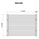 preview thumbnail 6 of 4, Ruvati Stainless Steel and Silicone Foldable Drying Rack for Workstation Sinks Dish Mat Trivet - - Silver