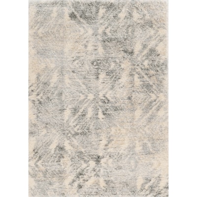 Porch & Den Corylus Vintage Geometric Shag Area Rug