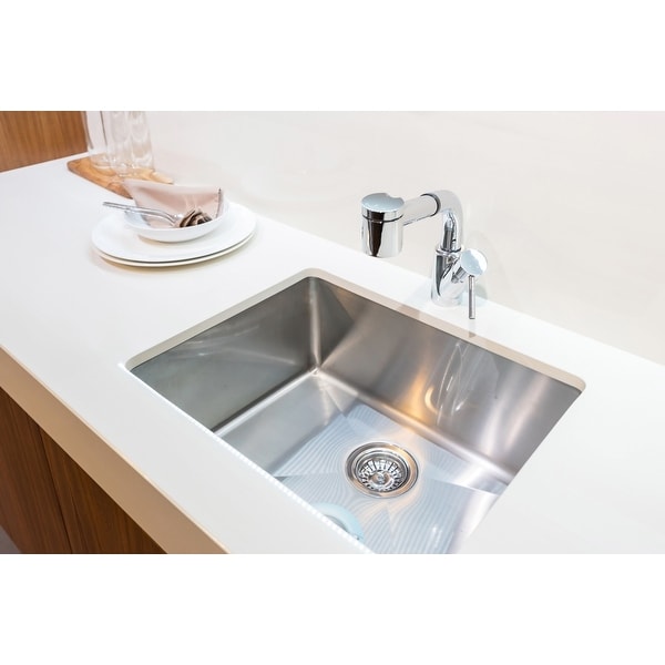 Karran Stainless Steel Undermount for Stone and Quartz Single bowl. Opens flyout.