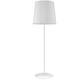 1 Light Transitional Matte White Luxury Modern Minimalist Floor Lamp