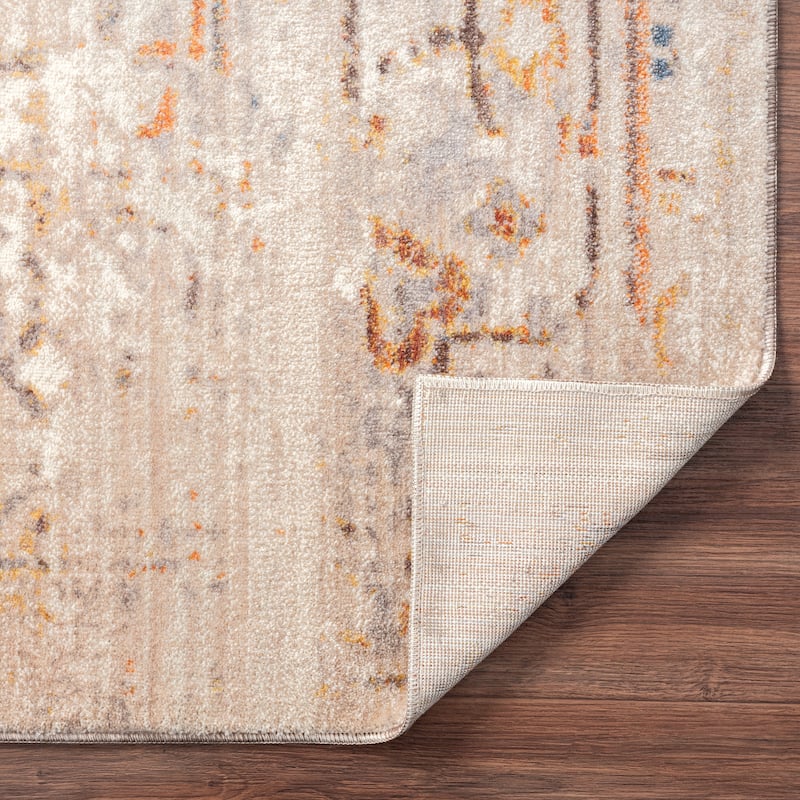 Desert Sands/Rust Traditional Area Rug