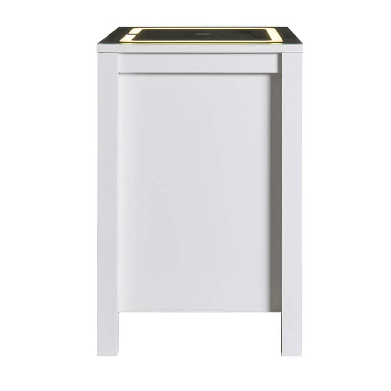 Multifunctional Storage Nightstand,Wireless Charging