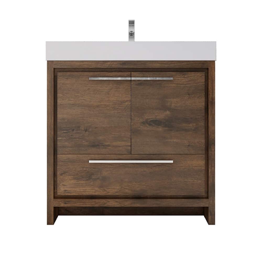 Dove 36'' Freestanding Vanity with Reinforced Acrylic Sink