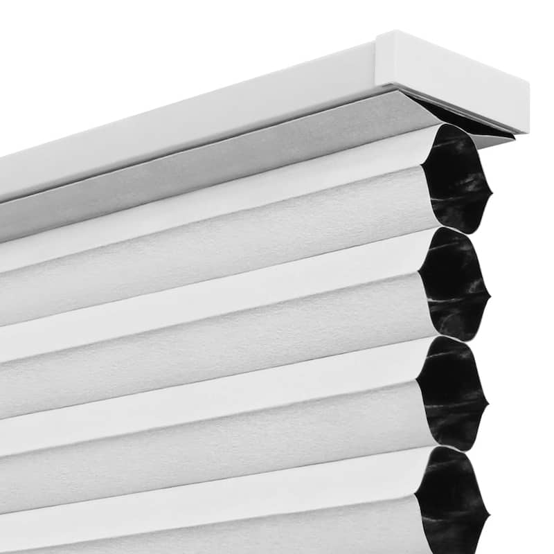 Lumi Cordless White/ Ivory Honeycomb POP Shades Room Darkening - 48 W x 64 H Inches - White