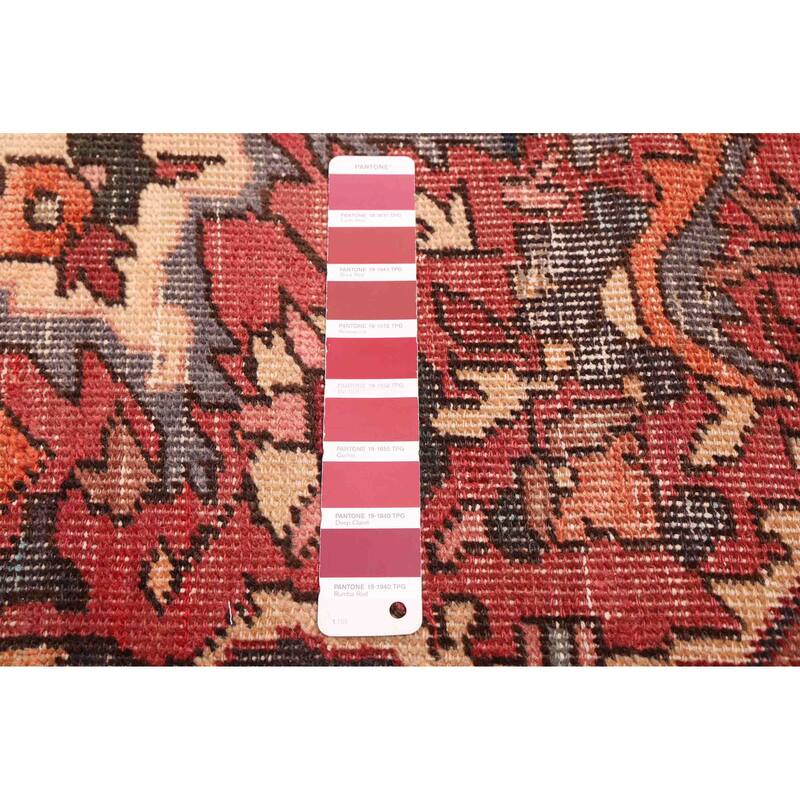 ECARPETGALLERY Hand-knotted Kayseri Vintage Red Wool Rug - 6'9 x 10'1