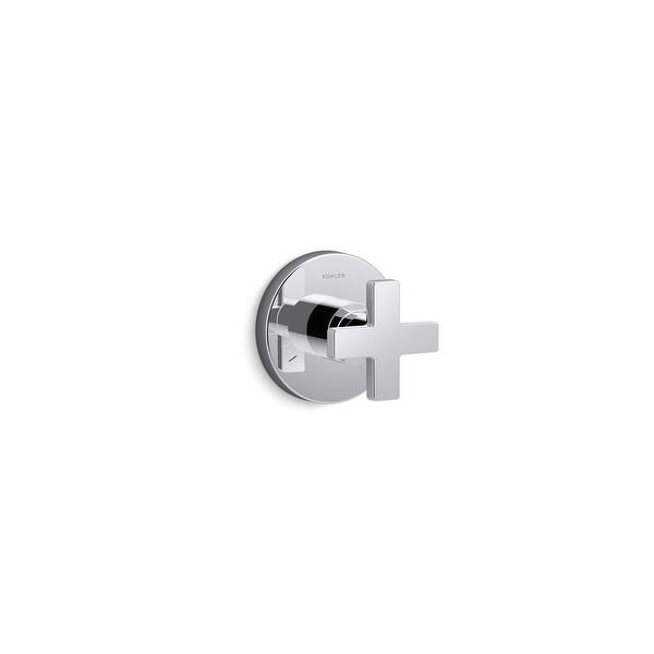 Kohler Composed Transfer Valve Trim With Cross Handle Polished Chrome