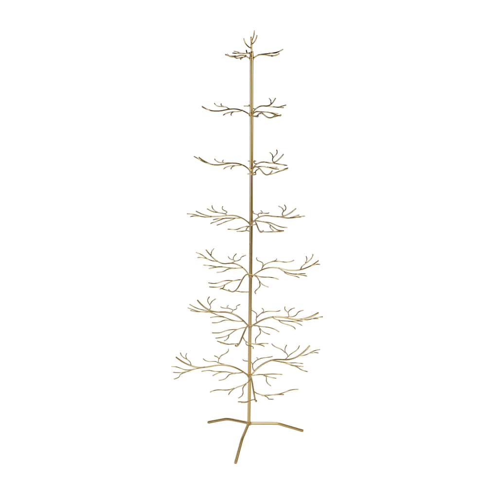 Natural Floor Standing Metal Tree - 66"