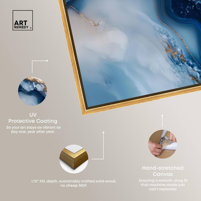 Molten Topaz II Canvas by Art Remedy