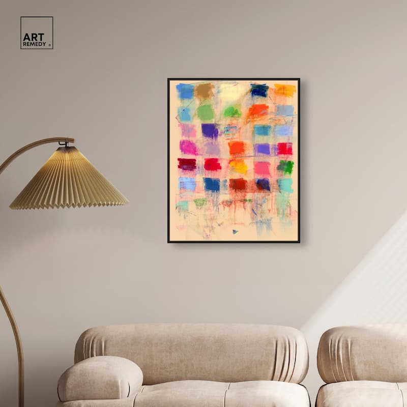 Color Blocks Canvas by Art Remedy