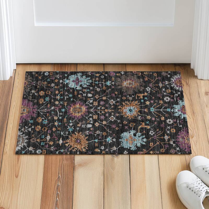 Machine Washable Indoor/ Outdoor Global Dillon Chantille Rug