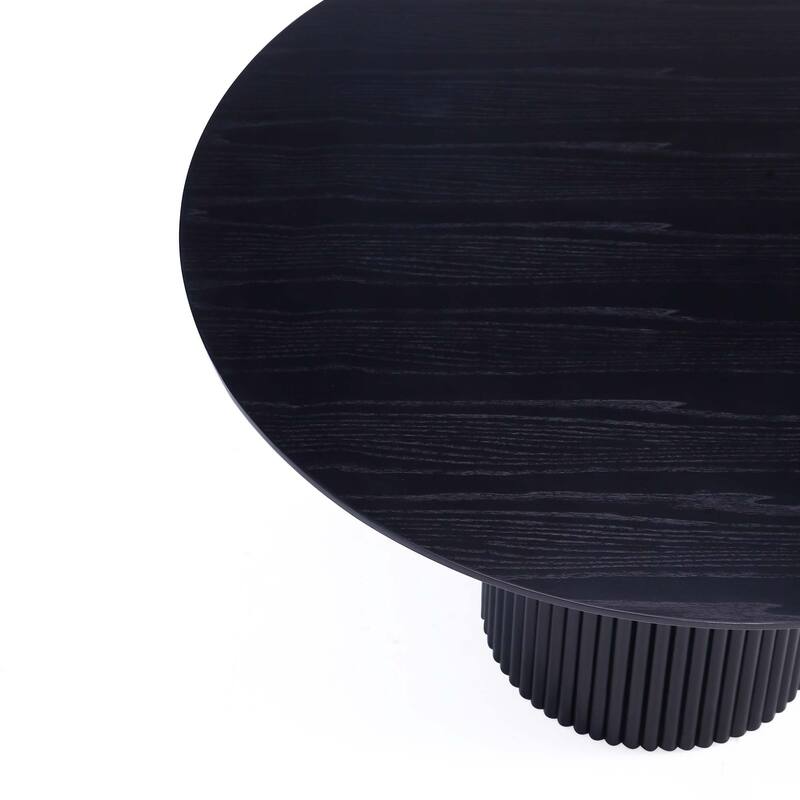 Manhattan Comfort 7-Piece Hathaway Modern 59.05 Solid Wood Round Dining Set