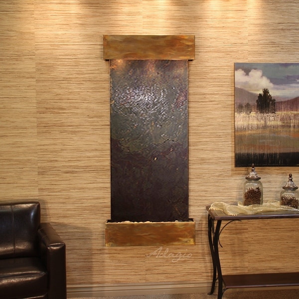 Adagio Inspiration Falls Fountain - Square - Rustic Copper - Choose Options - Multi|Multi