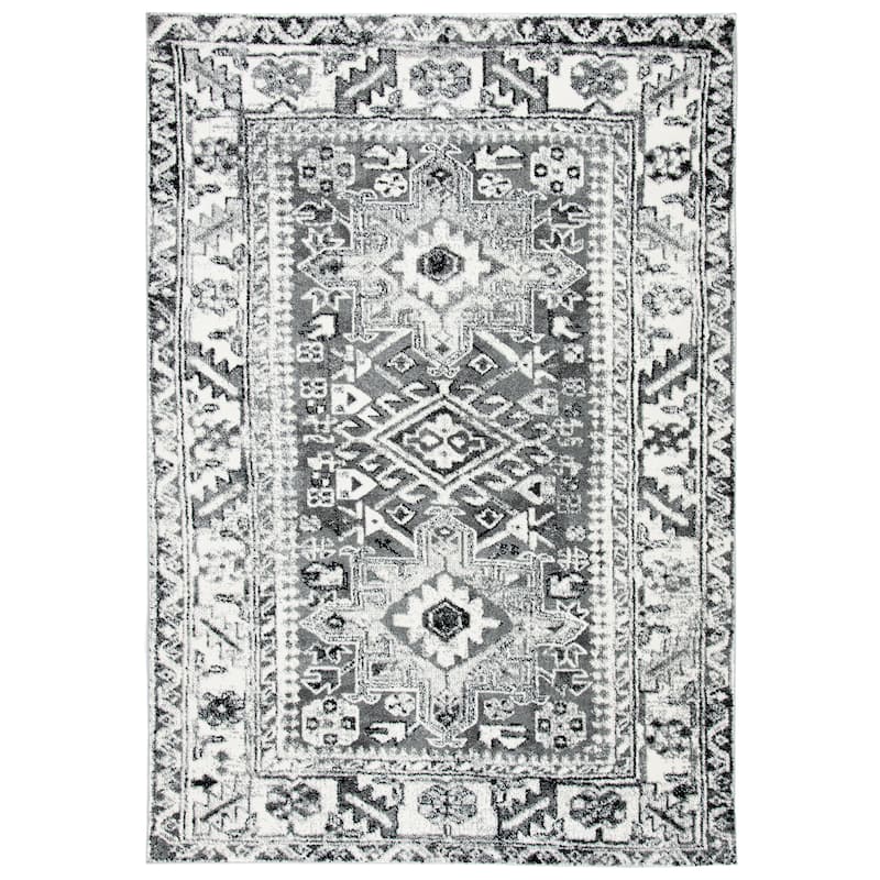 SAFAVIEH Vintage Hamadan Jaroslava Oriental Rug - 2'3" x 4' - Grey/Ivory