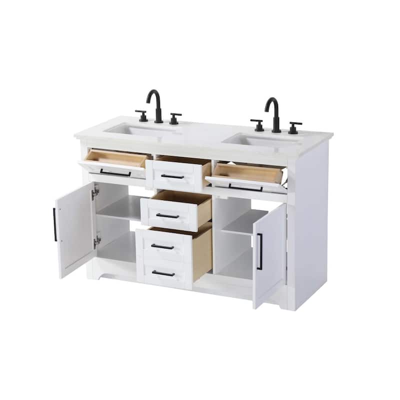 Nathaniel Double Bathroom Vanity (54-84 inch)