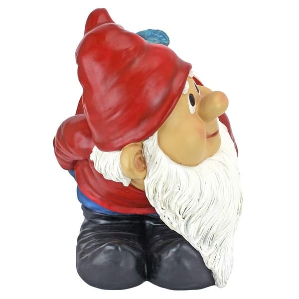 Design Toscano by Blagdon QM7512103 Statue de Gnome Biker Cuir