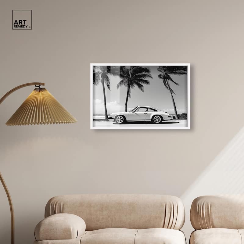 Analog Vintage Car Shadowbox by Art Remedy