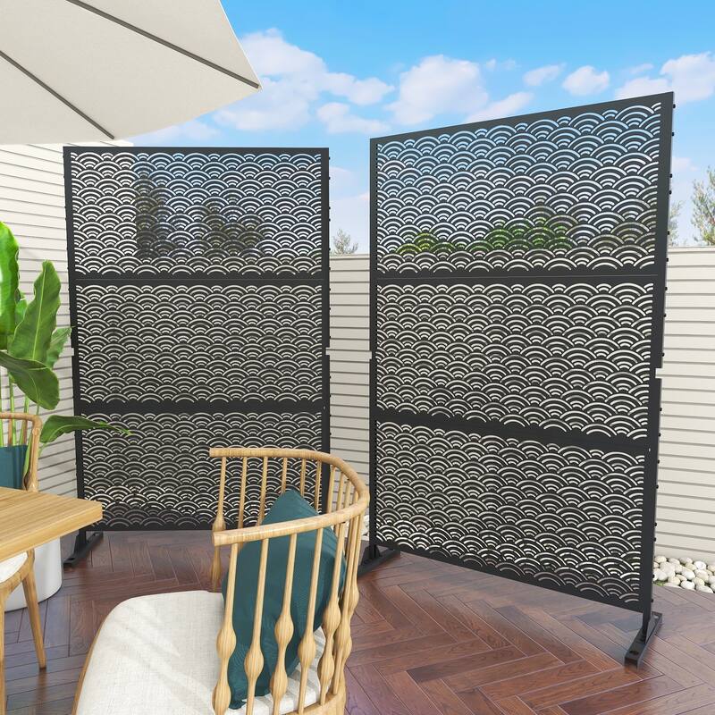 Free Standing Decorative Outdoor Privacy Screen