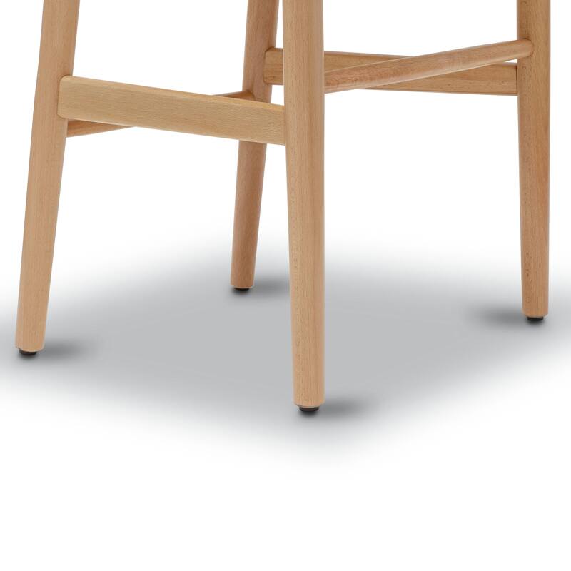 Poly and Bark Weave Chair - Solid Wood Frame (Natural)