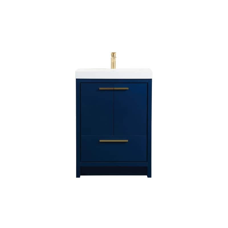 Elegant Lighting VF46024M Wyatt 24" Free Standing Single Basin Vanity