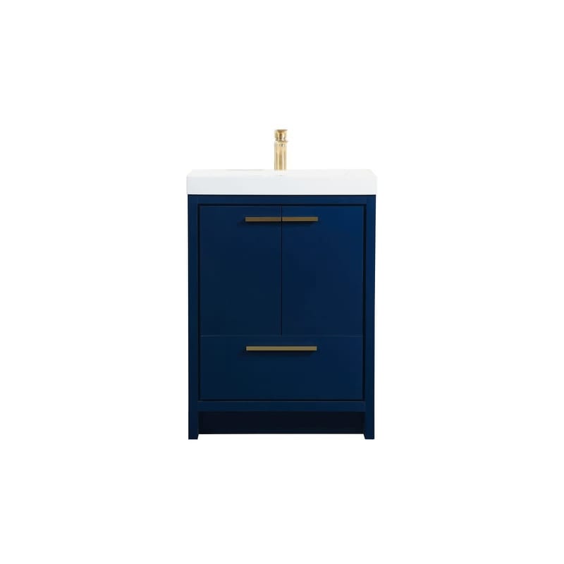 Elegant Lighting VF46024M Wyatt 24" Free Standing Single Basin Vanity